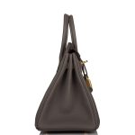 Hermes Birkin 25 Etain Togo Gold Hardware - Image 2