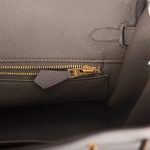 Hermes Birkin 25 Etain Togo Gold Hardware - Image 8