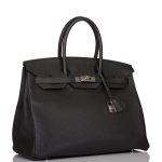 Hermes Birkin 35 Black Togo Palladium Hardware - Image 2