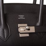 Hermes Birkin 35 Black Togo Palladium Hardware - Image 7