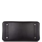 Hermes Birkin 30 Black Tadelakt Palladium Hardware - Image 6