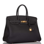 Hermes Birkin 35 Black Togo Gold Hardware - Image 2