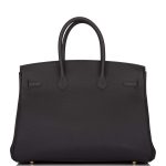 Hermes Birkin 35 Black Togo Gold Hardware - Image 4