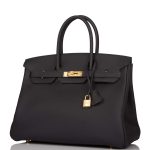 Hermes Birkin 35 Black Togo Gold Hardware - Image 5