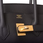 Hermes Birkin 35 Black Togo Gold Hardware - Image 6