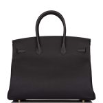 Hermes Birkin 35 Black Epsom Gold Hardware - Image 4