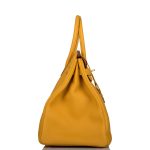 Hermes Birkin 35 Jaune Ambre Togo Gold Hardware - Image 3