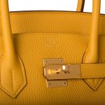 Hermes Birkin 35 Jaune Ambre Togo Gold Hardware - Image 7
