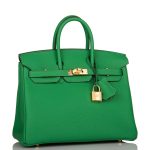 Hermes Birkin 25cm Bambou Togo Gold Hardware - Image 2