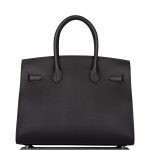 Hermes Birkin Sellier 30 Black Epsom Gold Hardware - Image 4