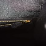 Hermes Birkin Sellier 30 Black Epsom Gold Hardware - Image 9