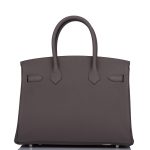 Hermes Birkin 30 Etain Togo Palladium Hardware - Image 2