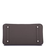 Hermes Birkin 30 Etain Togo Palladium Hardware - Image 5