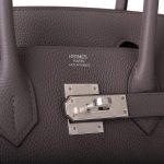 Hermes Birkin 30 Etain Togo Palladium Hardware - Image 7