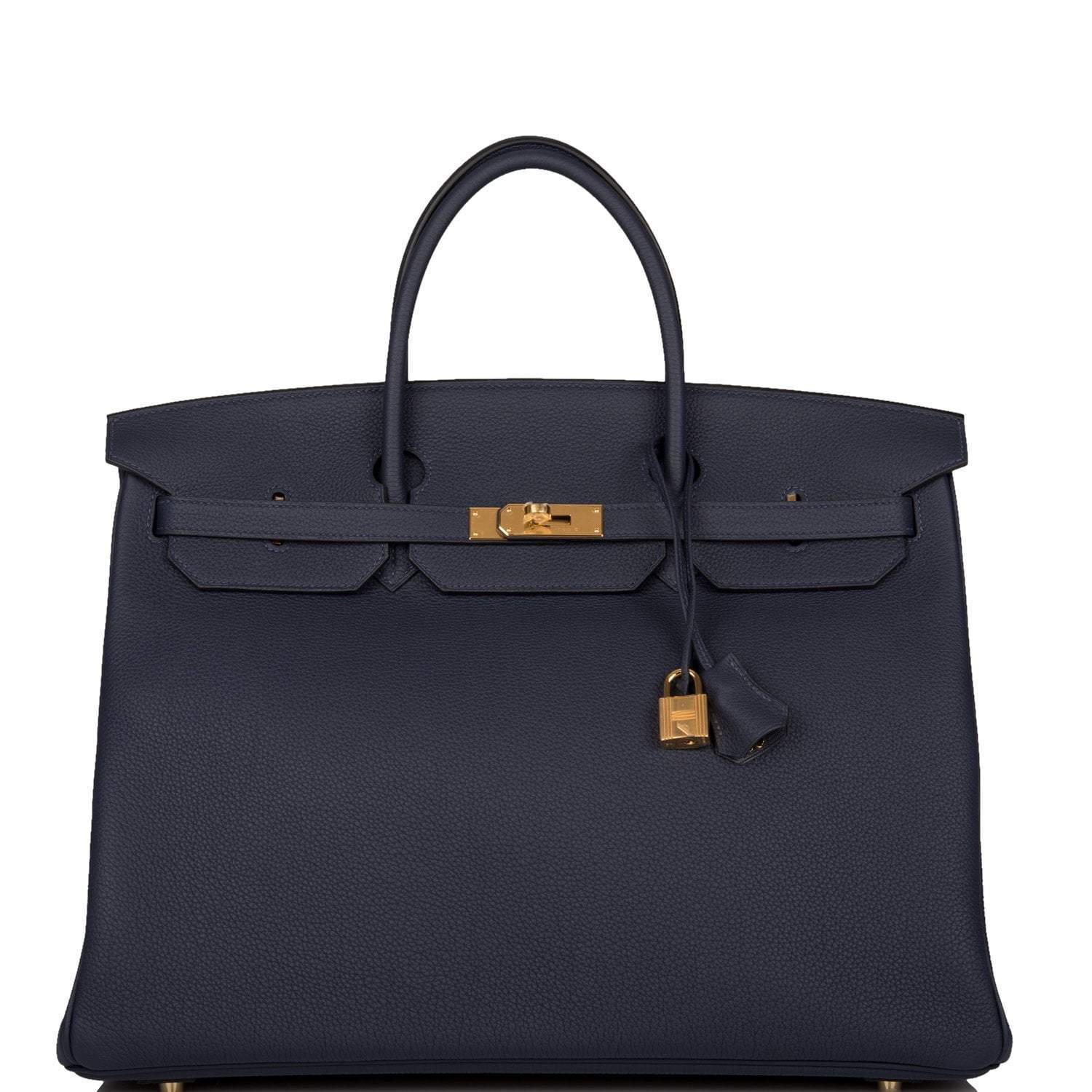 H-B-100521-1-1 Hermes Birkin 40 Bleu Nuit Togo Gold Hardware - Image 1