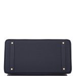 Hermes Birkin 40 Bleu Nuit Togo Gold Hardware - Image 5