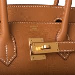 Hermes Birkin Sellier 30 Gold Epsom Gold Hardware - Image 8