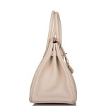 Hermes Birkin 30 Craie Togo Rose Gold Hardware - Image 3