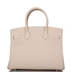 Hermes Birkin 30 Craie Togo Rose Gold Hardware - Image 4