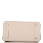 Hermes Birkin 30 Craie Togo Rose Gold Hardware - Image 5