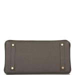 Hermes Birkin 30 Vert de Gris Epsom Gold Hardware - Image 9