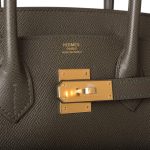 Hermes Birkin 30 Vert de Gris Epsom Gold Hardware - Image 5