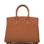Hermes Birkin 30 Gold Togo Gold Hardware - Image 7
