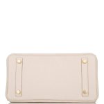 Hermes Birkin 25 Craie Togo Gold Hardware - Image 8