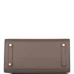 Hermes Birkin Sellier 25 Etain Epsom Gold Hardware - Image 6