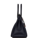 Hermes Birkin 30 Bleu Indigo Epsom Rose Gold Hardware - Image 3