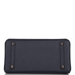 Hermes Birkin 30 Bleu Indigo Epsom Rose Gold Hardware - Image 6