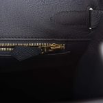 Hermes Birkin 30 Bleu Indigo Epsom Rose Gold Hardware - Image 9