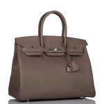 Hermes Birkin 35cm Etain Epsom Palladium Hardware - Image 2