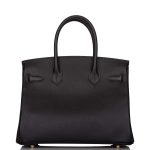 Hermes Black Epsom Birkin 30cm Gold Hardware - Image 3