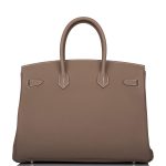 Hermes Birkin 35 Etoupe Togo Palladium Hardware - Image 3