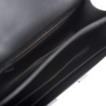 Hermes Black Matte Alligator and Ombre Lizard Marquette Constance 24cm Palladium Hardware - Image 7