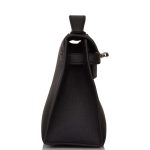 Hermes Black Swift Mini Kelly Pochette Palladium Hardware - Image 3