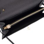 Hermes Black Epsom Kelly Wallet To Go Gold Hardware - Image 9