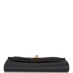 Hermes Black Epsom Kelly Wallet To Go Gold Hardware - Image 5