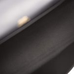 Hermes Black Swift Mini Kelly Pochette Rose Gold Hardware - Image 6
