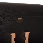 Hermes Black Epsom Constance Wallet To Go Rose Gold Hardware - Image 5