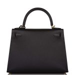 Hermes Black Epsom Sellier Kelly 28cm Gold Hardware - Image 2