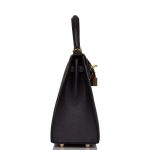 Hermes Black Epsom Sellier Kelly 25cm Gold Hardware - Image 5