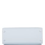 Hermes Bleu Brume Epsom Sellier Kelly 28cm Palladium Hardware - Image 6