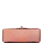 Chanel Mini Rectangular Flap Bag Pink Ombre Metallic Lambskin Light Gold Hardware - Image 7