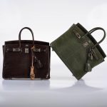 Hermes Birkin 25 Havane Nilo Lizard with Palladium Hardware - 2007, K Square - Image 7
