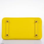 Hermes Birkin 25 Lime Swift Leather Gold Hardware - 2019, D - Image 13