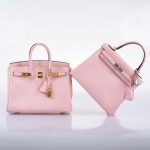 Hermes Birkin 25 Rose Sakura Swift leather Gold Hardware - 2015, T - Image 9
