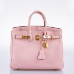 Hermes Birkin 25 Rose Sakura Swift leather Gold Hardware - 2015, T - Image 4
