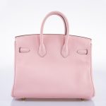 Hermes Birkin 25 Rose Sakura Swift leather Gold Hardware - 2015, T - Image 7